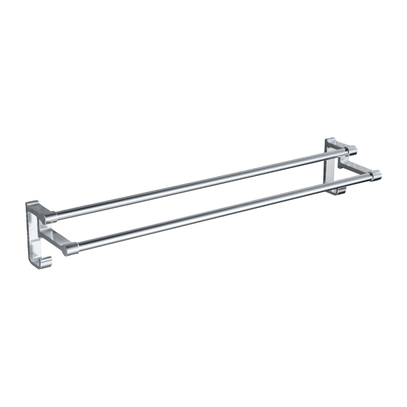 Wall-Mounted Dual Towel Bar