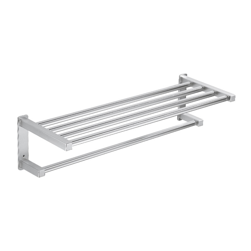 Chrome Bath Towel Rack Holder