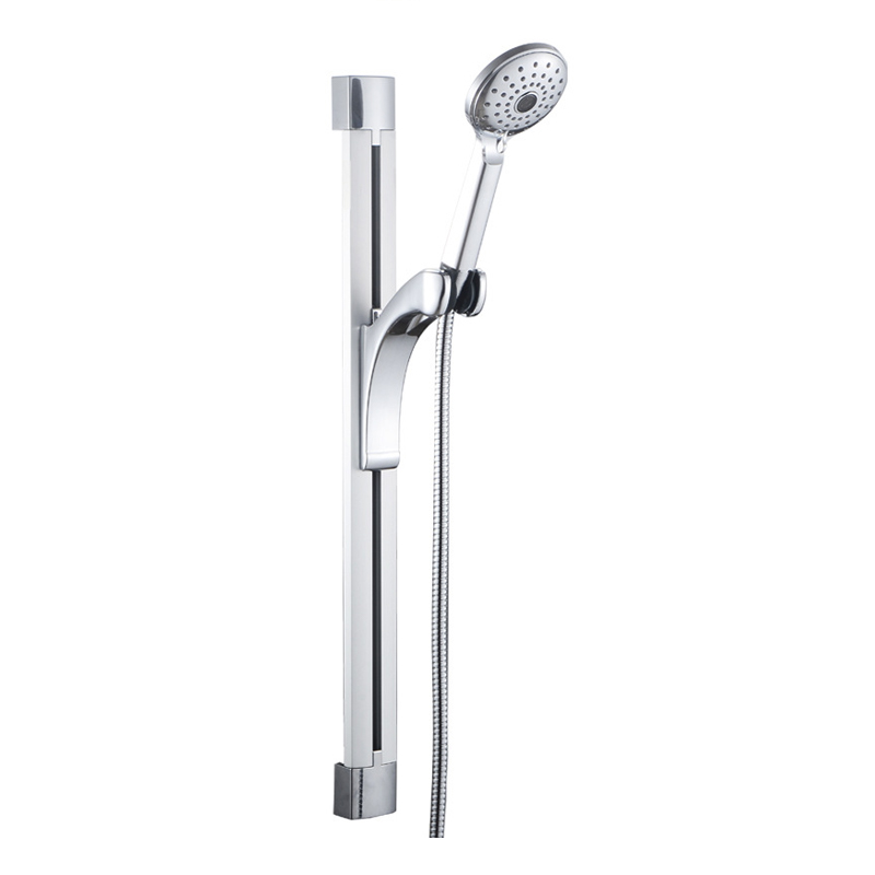 Chrome Adjustable Sliding Bar with Hand Shower